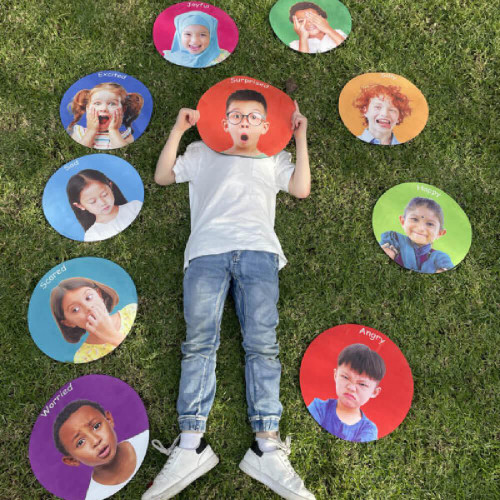 This set of Are You Ok? Emotions Mats is designed to help children explore and understand their own emotions and those of others in a fun and active way.