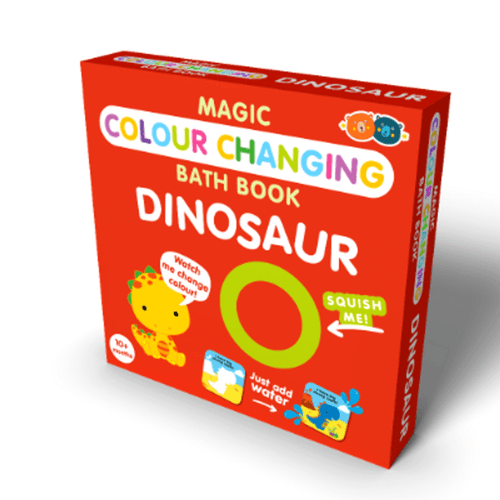 Transform bath time into a magical adventure with the Magic Colour Changing Bath Book - Dinosaur! It’s the perfect way to make bath time fun and interactive.