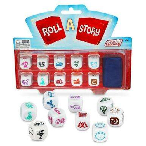 Help children develop story telling and oral language with Roll-A-Story. Simply roll the dice & let the pictures guide their imagination.