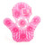 Flexible Massage Glove - Pink with smooth rolling ball bearings to help soothe sore muscles and provide sensory input for sensory seekers.