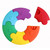 Jellystone Colour Wheel - Rainbow Bright helps babies to develop problem solving skills, number recognition and counting.