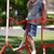 Climbers can rejoice with the 4 foot x 7 foot long Slackers - Ninja Net, which attaches to the Ninjaline to create a variety of obstacles.