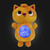 Twinkle Tummies - Cat lights up your room! Belly twinkles gently and glows to the music while it plays, creating a soothing ambiance.