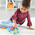 Spike the Fine Motor Hedgehog Puzzle Playmate comes with two distinct ways to play‚ sort and match the shape pieces then explore!