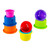 Lamaze Pile & Play Cups provide learning opportunities for fine motor skill development, sensory exploration, and basic number recognition.