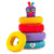 Lamaze Rainbow Stacking Rings toy is not only entertaining but also beneficial for a baby's early development. It engages their senses, encourages exploration, and promotes key skills.