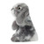 Introduce a touch of serene charm to your plush collection with the Living Nature Grey Sitting Lop Eared Rabbit Soft Toy.