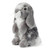 Introduce a touch of serene charm to your plush collection with the Living Nature Grey Sitting Lop Eared Rabbit Soft Toy.