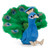 This magnificent Living Nature Peacock plush embodies the allure and majestic presence of peacocks, instantly captivating with its vibrant colours and intricate details.