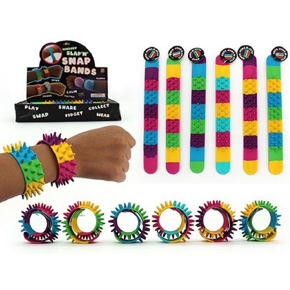 Snap a Spiky Snap Bracelet onto your wrist or bag for a cool fashion statement and perfect as a take anywhere fidget for spikey sensory input wherever you are.