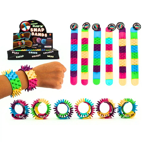Snap a Spiky Snap Bracelet onto your wrist or bag for a cool fashion statement and perfect as a take anywhere fidget for spikey sensory input wherever you are.