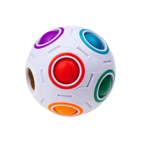 Can you solve the Puzzle Ball & get all the right colours into the matching coloured circles? Keep your fingers and mind busy for hours!
