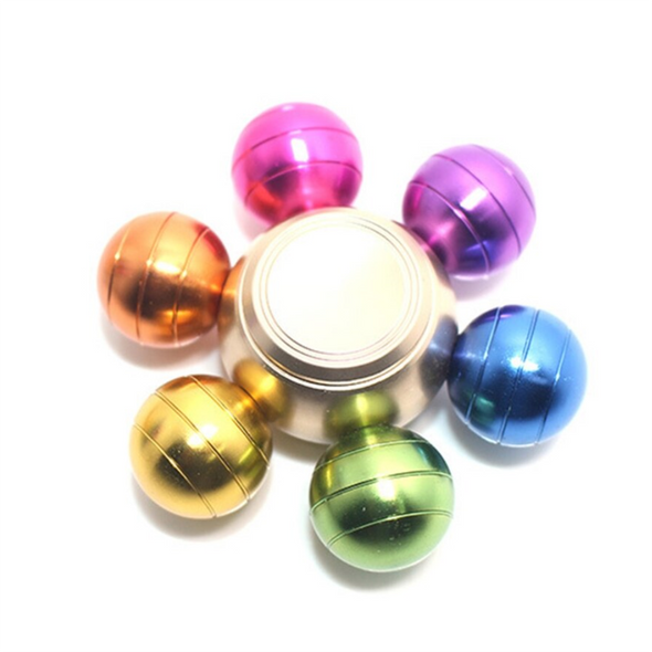 Your Rainbow Ball Metal Spinner will keep your busy fingers busy while the brain is focusing on other tasks. A great fidget spinner to add to your collection.