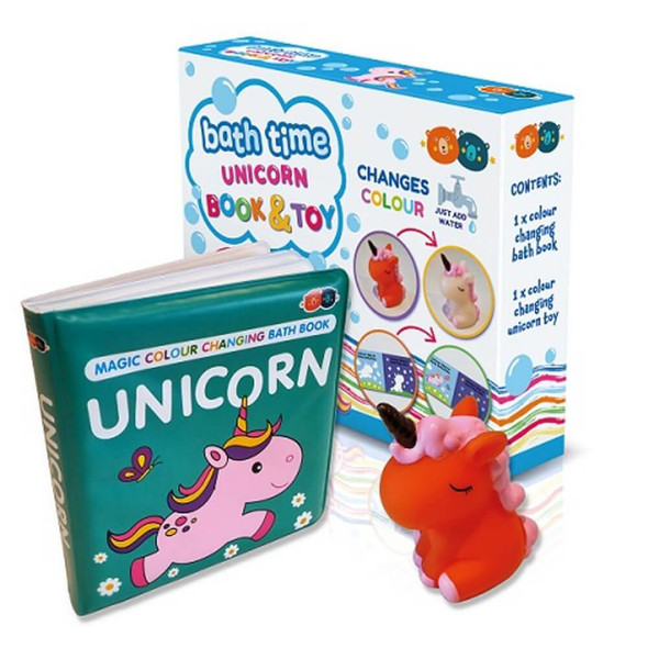Give the gift of magic with the Magic Colour Changing Bath Book & Toy - Unicorn. Watch your little one's face light up as they see the enchanting colour changes Give the gift of magic with the Magic Colour Changing Bath Book & Toy - Unicorn. Watch your little one's face light up as they see the enchanting colour changes