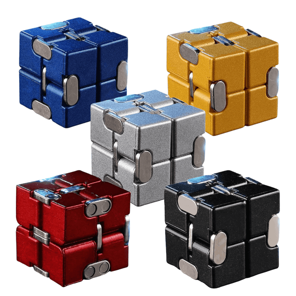 The Metal Infinity Cube is a luxurious and sophisticated weighted metal fidget toy that promises endless hours of relaxation and focus.