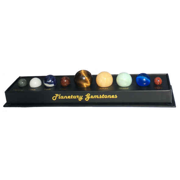 Planetary Gemstones Gift Box brings together the wonder of the universe and the splendour of natural gemstones, creating an awe-inspiring, beautiful set.