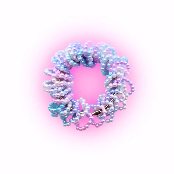 Dinky Things Fidgets - Pearly Hearts is a gorgeous fidget with textured heart shaped beads that make a sweet tinkling sound for fun sensory input.