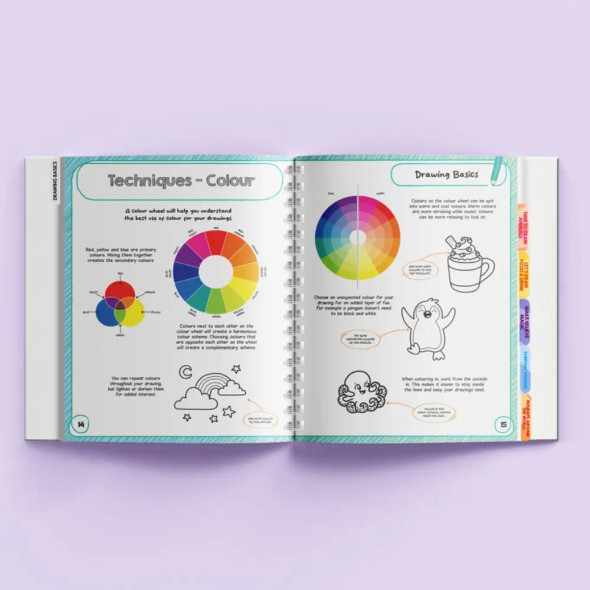 Unbind Your Mind Draw Almost Anything is a fun and inspiring guide that shows kids just how easy drawing can be.