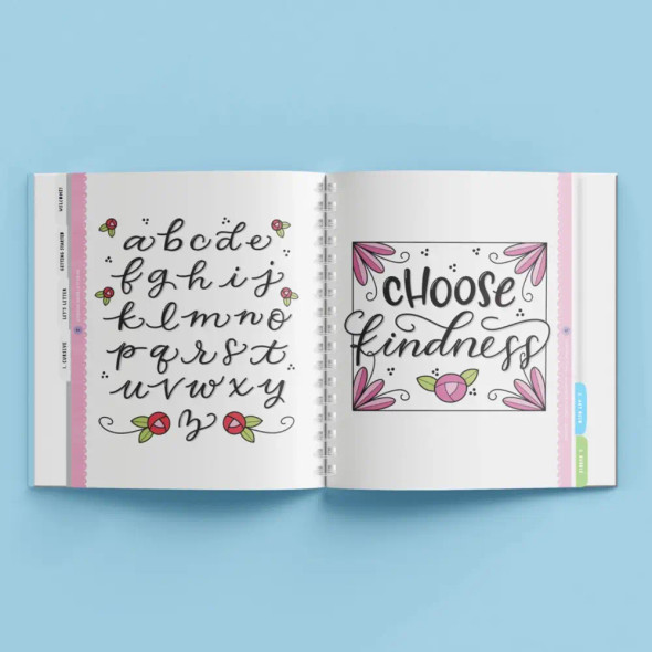 Unbind Your Mind Amazing Hand Lettering is a fun and creative guide that teaches kids how to transform simple letters into beautiful artwork.