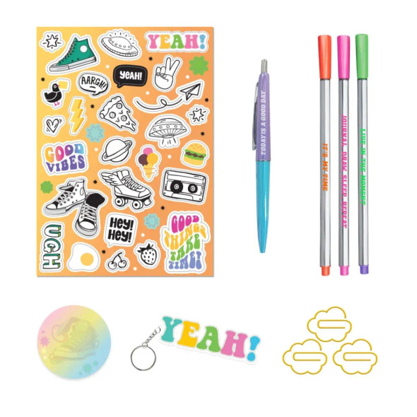 The It’s My Time Journal Kit gives kids the space to write, draw, dream, and express themselves - turning everyday thoughts into colourful memories and creative adventures.
