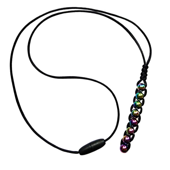 Whether you’re at work, school, or simply out and about, the Cosmic Metal Fidgets - Ceres Rainbow Necklace combines sensory relief with everyday style.