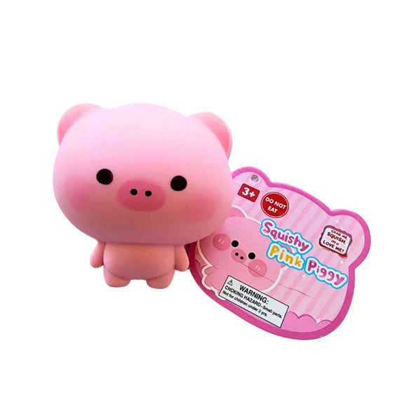 The Squishy Pink Piggy is a soft, tactile fidget that’s perfect for squeezing, squashing, and helping busy hands stay occupied.
