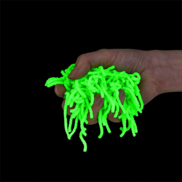 Squirmy Worms Glow In The Dark are soft, stretchy, delightfully wiggly, and light up brilliantly in the dark for extra night time excitement.