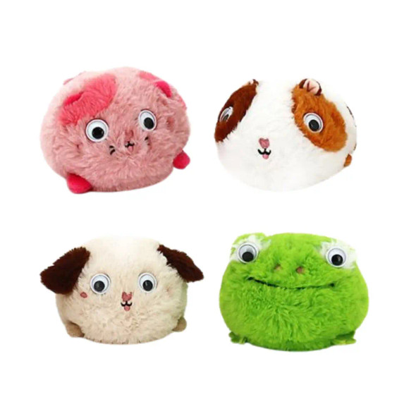 Fuzzy Animal Blob Buddies are perfect for for a comforting cuddle buddy, a fun desk companion, or simply something adorable to make you smile.