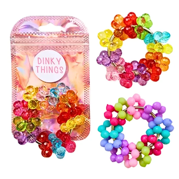 Meet the Dinky Things XL Fidgets - Bauble, a bigger, chunkier version of the original Bauble with colourful beads, tactile texture and satisfying fidget movement.