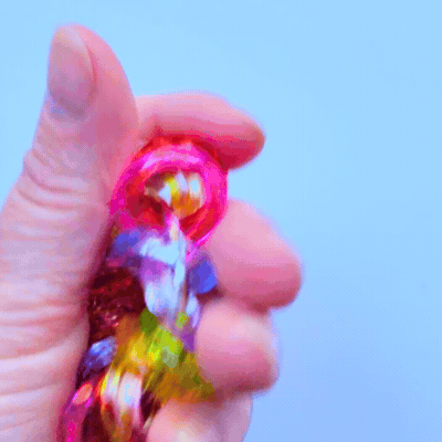 Dinky Things XL Fidgets - Tinkle Rings is a bigger, chunkier version of our original Tinkle Rings with textured glossy rings, sweet tinkly sound and satisfying fidget movement.