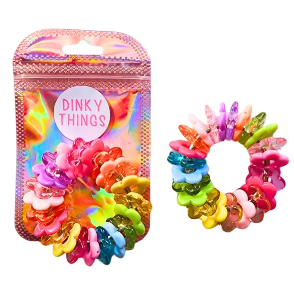 Dinky Things XL Fidgets - Bloom Buddy is a bigger, chunkier version of our original Bloom Buddy with colourful flower-shaped beads, a lovely jingling sound and satisfying fidget movement.