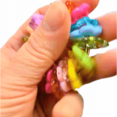 Dinky Things XL Fidgets - Bloom Buddy is a bigger, chunkier version of our original Bloom Buddy with colourful flower-shaped beads, a lovely jingling sound and satisfying fidget movement.