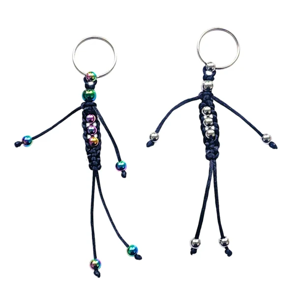 Handmade in Australia, the Cosmic Metal Fidgets - Fidget Buddy features smooth metal beads, flexible cords and a keyring attachment for fidgeting fun on the go.