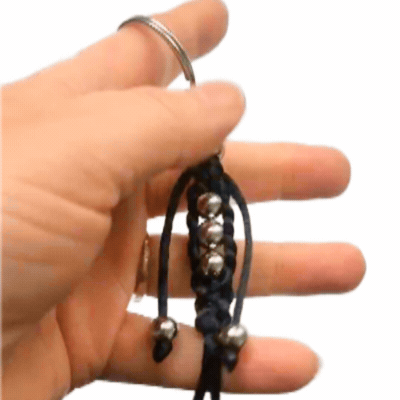 Handmade in Australia, the Cosmic Metal Fidgets - Fidget Buddy features smooth metal beads, flexible cords and a keyring attachment for fidgeting fun on the go.