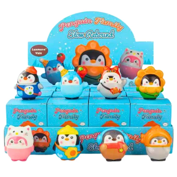 Squishy Blind Box Penguin Family