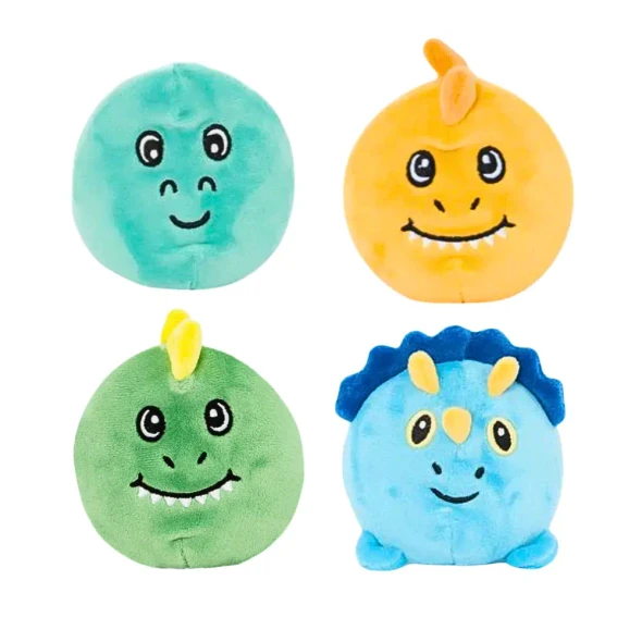 Squeeze, stretch and squish our Dino Sand Plushies! Soft dinosaur sensory toys with mouldable sand-filled centres for satisfying tactile sensory fun.