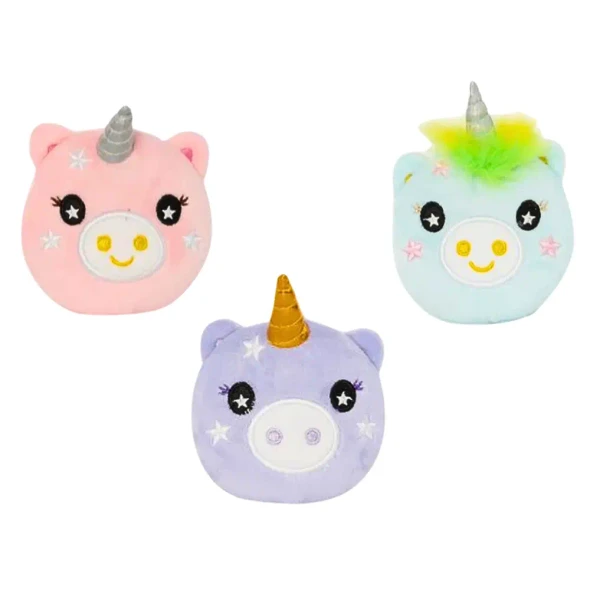 Unicorn Sand Plushies combine a super-soft plush exterior with a satisfyingly squishy, mouldable sand-filled centre. They're perfect for squeezing, kneading and tactile sensory play.