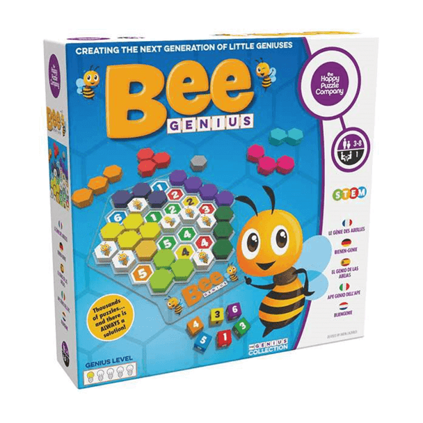 Bee Genius is a non-competitive game, devised to help children to develop their thinking skills and build their skills & self-confidence.