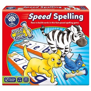 Race against the timer to spell the most words in this fast-paced fun Orchard Toys - Speed Spelling literacy game. Develops letter recognition & spelling skills
