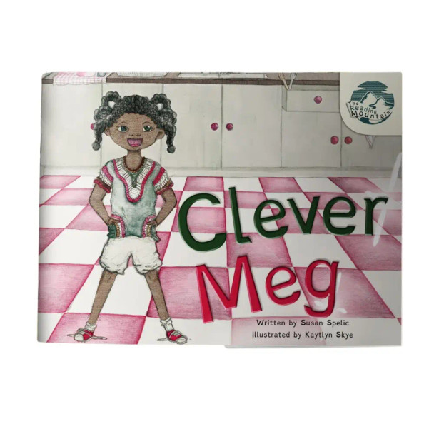 Decodable Home Reading Book - Clever Meg has language that helps to teach the short ‘e’ sound as in the words; ‘Meg, clever, tent, garden, bed and ten.’