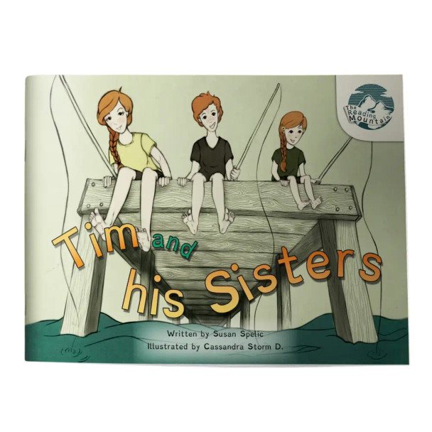 Decodable Home Reading Book - Tim And His Sisters has language that helps to teach the short ‘i’ sound as in the words; ‘Tim, sister, Pip, Jill, fish and in’.