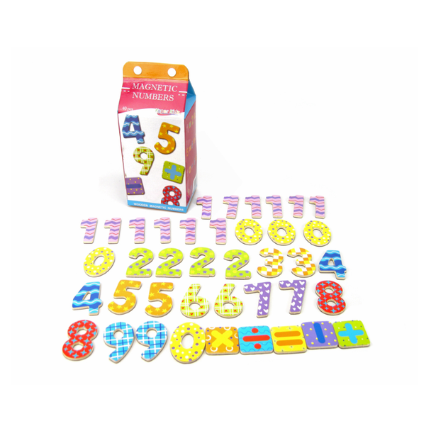 Milk Carton - Magnetic Numbers are the perfect tool for young kids learning how to count & are suitable to use on any magnetic surface.
