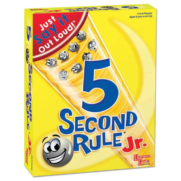 In 5 Second Rule Junior you have to be quick to come up with the answers before the time runs out, so just say whatever comes to mind!