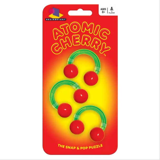 Figure out how the three pieces snap together to build the Atomic Cherry. Will the stems stump you or is the solution easy as pie?