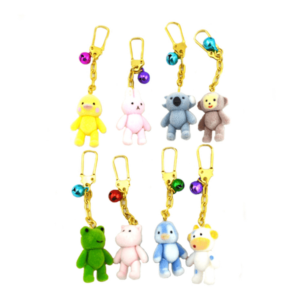 The cutest little Charming Pet Key Clip with Bell to pop on your bag and take with you everywhere! A sweet little fidget.