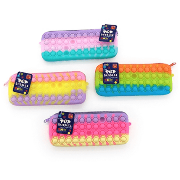 Carry around your belongings in style and fidget or play games all day with your Bubble Pop It Fidget Pencil Case 20cm - you'll be the envy of the classroom!