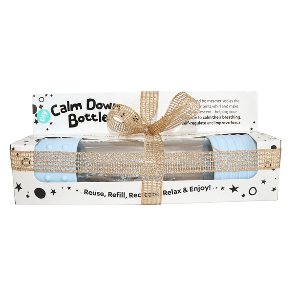 Jellystone DIY Calm Down Bottle - Snow includes all the creative elements required to create a sensory bottle perfect for your child.
