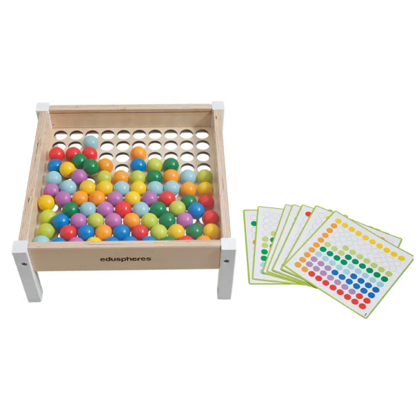 Magic Fingers Table is ideal for children to develop their fine motor skills by using their fingers to create various colourful patterns.