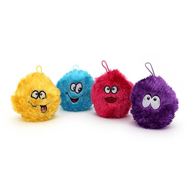 Your cute, happy little Cuddle Pal Fur Ball Emoji is perfect for brightening up your day! Each has a silly fun expression to make you smile.