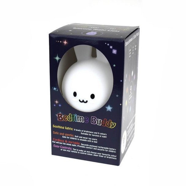 Bedtime Buddies Night Light - Bunny is a great companion for those little ones who are scared of the dark and will keep them feeling safe & comforted all night.